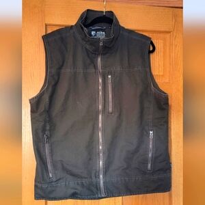 Kuhl brand Burr mens lined brown rugged vest